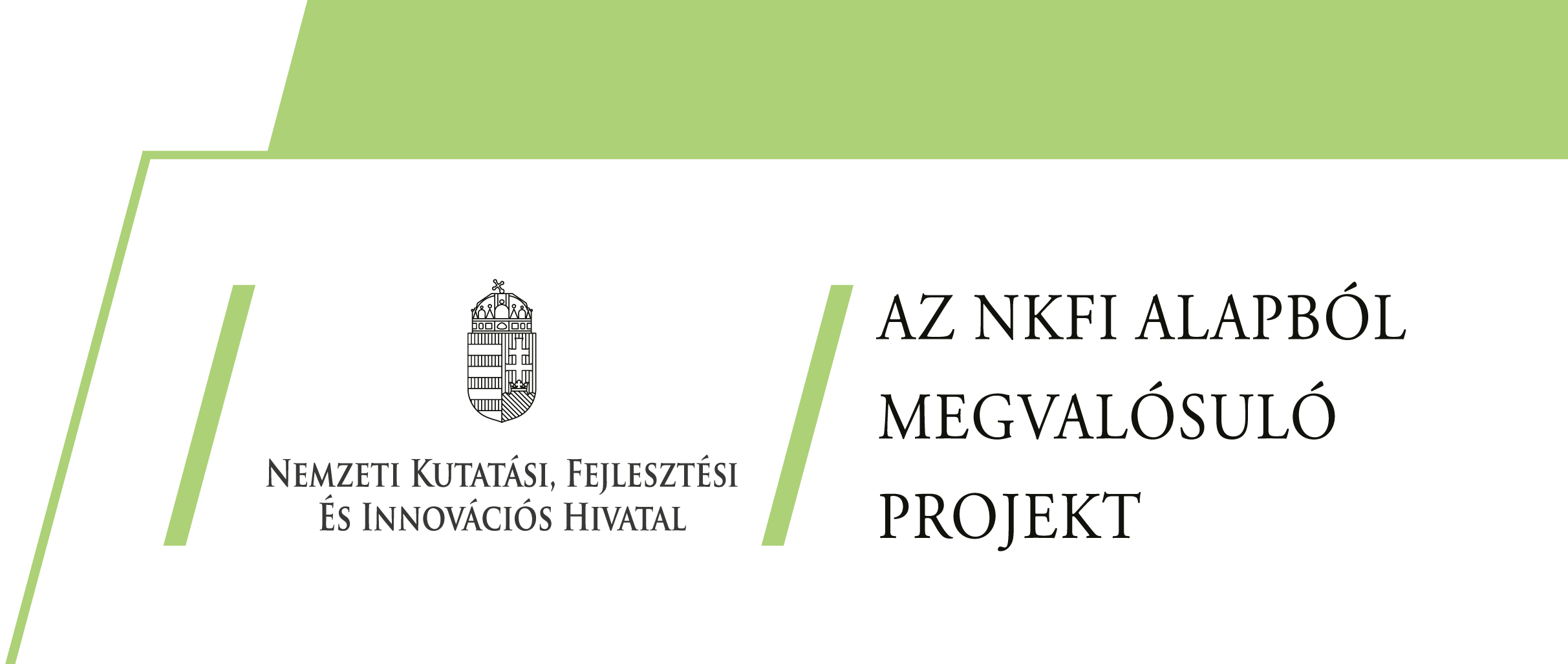 Nemzeti Kutatási, Fejlesztési és Információs Hivatal - Az NKFI alapból megvalósuló projekt