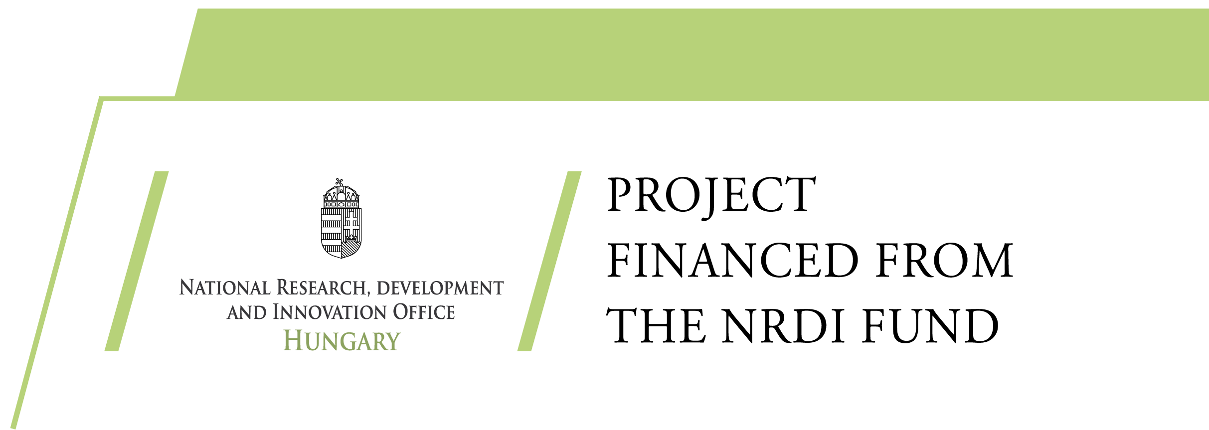 National Research, Development and Innovation Office - Project financed from the NRDI fund
